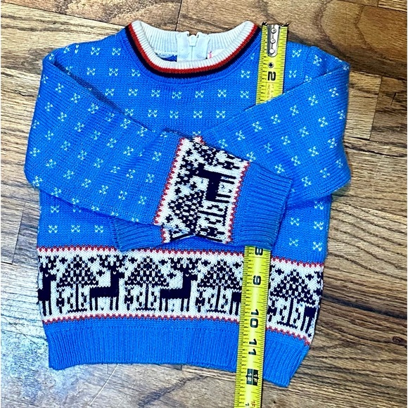 Vintage baby fair isle style sweater EUC - Picture 1 of 8